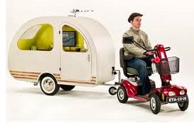 mobility scooter caravan